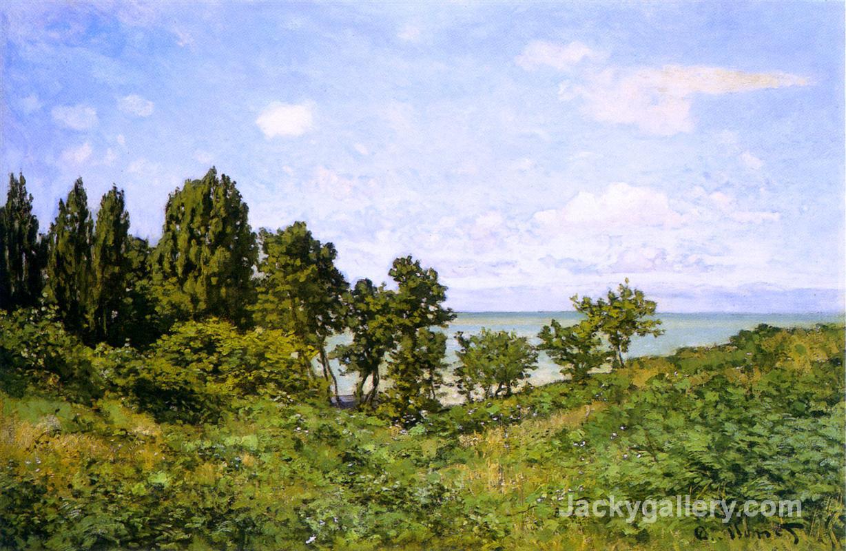 By the Sea by Claude Monet paintings reproduction